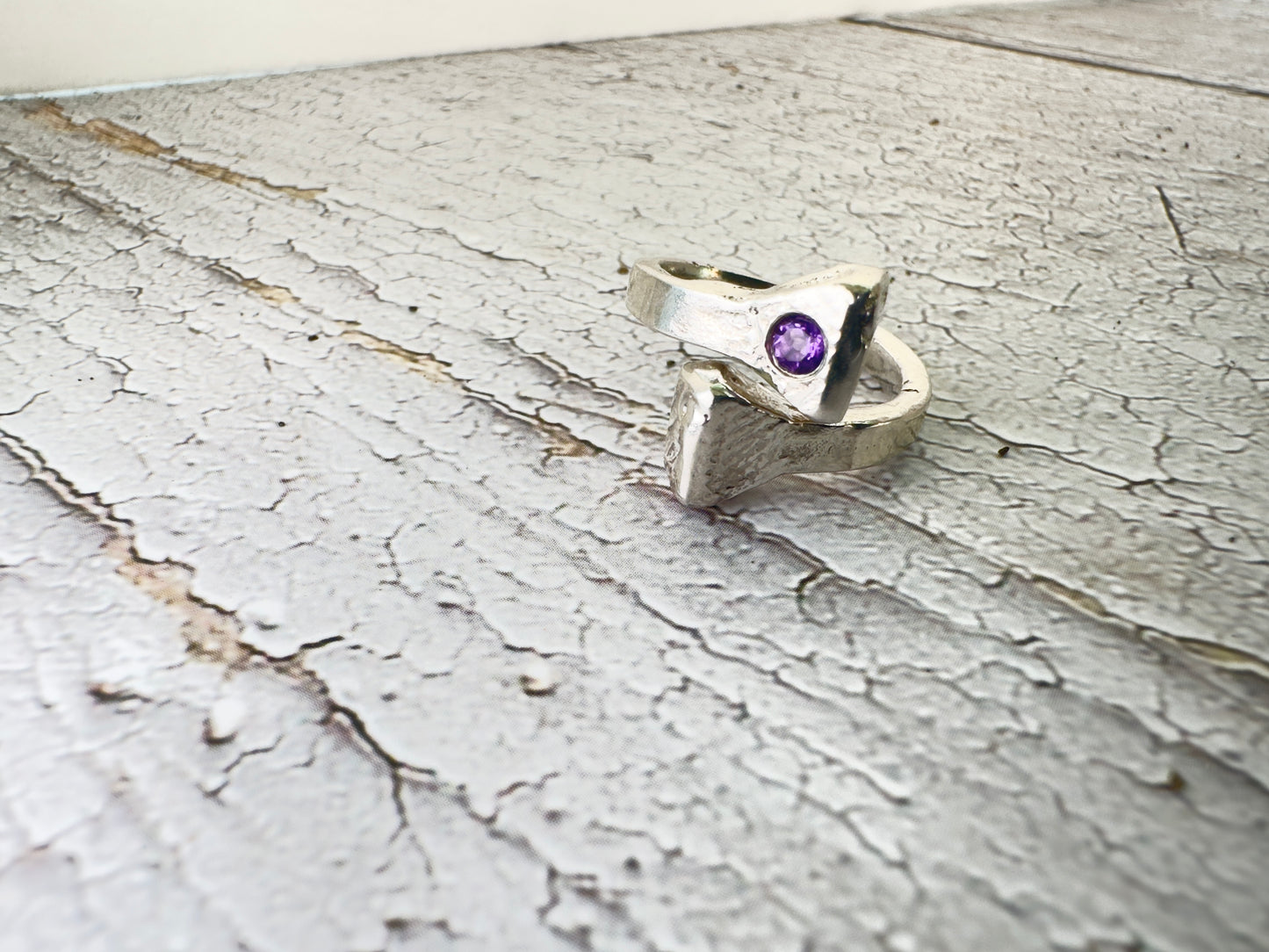 Double Nail - Amethyst