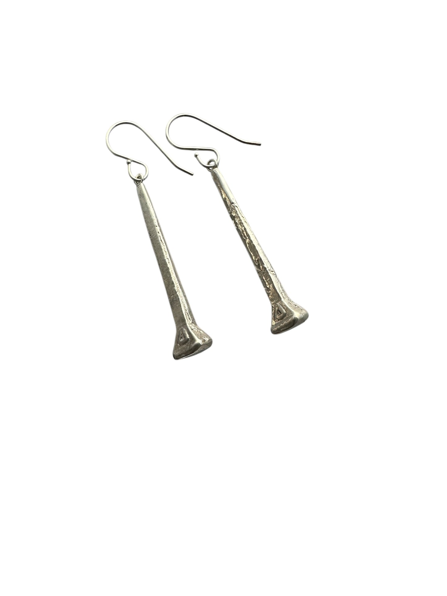 Nail Drop earrings-Long