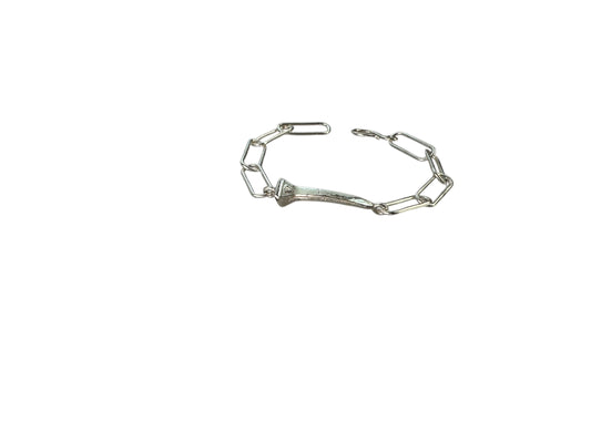 Paperclip Chain Nail Bracelet